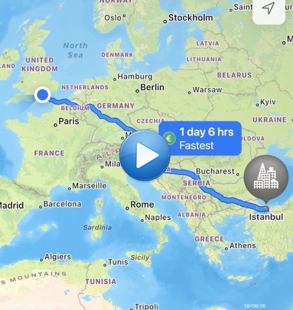 Only a little bit further than when I went to bring Olive Pip home from Bucharest. I can feel another epic road trip coming on&hellip; #rescuedogs #AdoptDontShop #turkey #Bulut