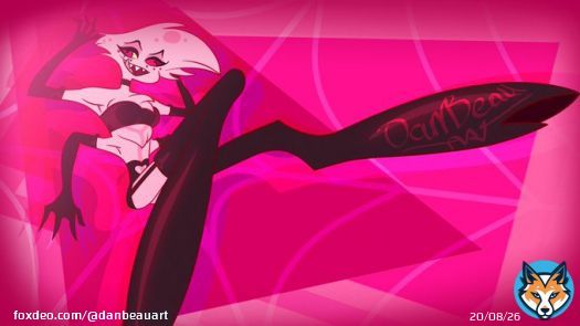 Valentines Angel~  a little late but here it is!  likes and retweets are very much appreciated~  #HazbinHotel #HazbinHotelFanart #HazbinHotelAngelDust #ValentinesDay #ValentinesDay2023 #vivziepop