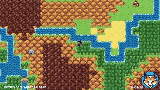 If you grew up loving early #DragonQuest & #FinalFantasy games, and now you need one that fits in your busy grown-up life, the game I'm making is for you.  Stories from Danger's Den is an #IndieGame that randomly generates small retro RPGs. This s week you can playtest it for free!