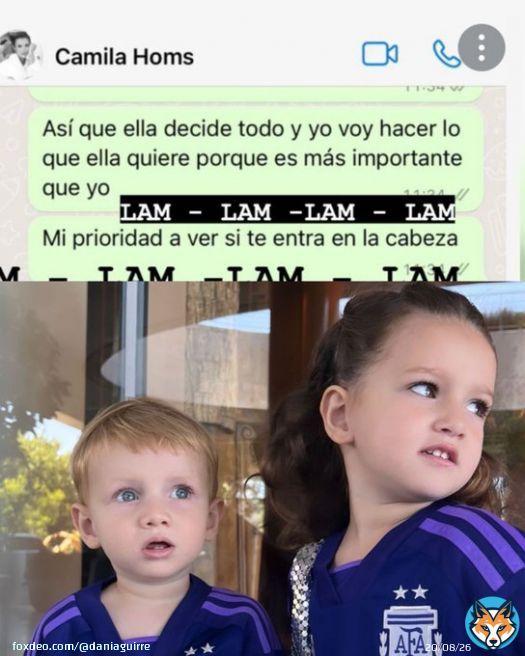 &iquest;Entienden que Rodrigo De Paul dij&oacute; que su PRIORIDAD es su novia tini, mientras estos dos soles lo estaban esperando, despu&eacute;s de haber pasado un mes en qatar sin verlos? Me parte el coraz&oacute;n  sos un sorete @rodridepaul. #LA