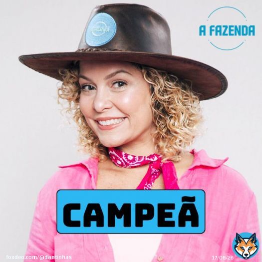 BABI &Eacute; A CAMPE&Atilde; DA FAZENDA 14! #FinalAFazenda