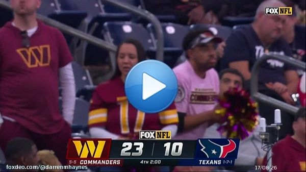 Commanders win 23-10 against Texans  Commanders have won 5 of their last 6 games!!! @wusa9 #HTTC