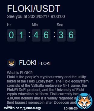 are you all ready for this?  $FLOKI trading will start soon on #KUCOIN!!! LFG   #floki #memecoin #defi #metaverse #dao #crypto #blockchain #fridaymorning #altcoins #bitcoin $btc