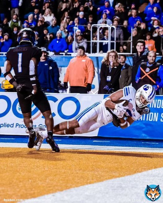 Touchdown! Literally. #BYUFootball ⁦@YsGuysLive⁩