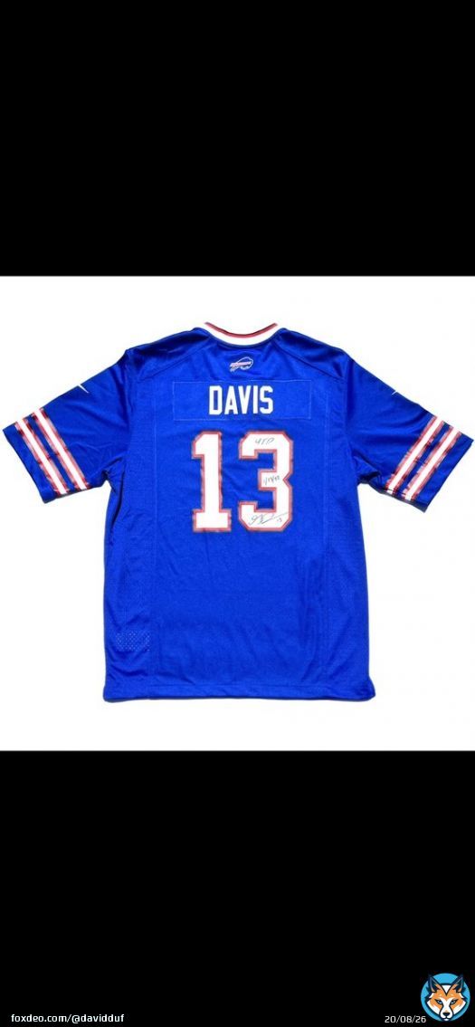 Giveaway: 1 limited edition 4TD playoff autographed jersey. Rules for Bills Mafia: 1. Retweet this post 2. Be following @gd13brand 3. Be following this account 4. Tag 2 Bills fans in comments Winner will be randomly chosen and announced Tues 6/21 at 3pm EST Go Bills!
