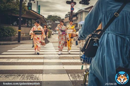 Walking around the city of Kyoto, Japan.   #colorful #Japan #Kimono #Kyoto #muttiahphoto #People #Street #StreetPhotography #TraditionalDress #Travel #TravelPhotography