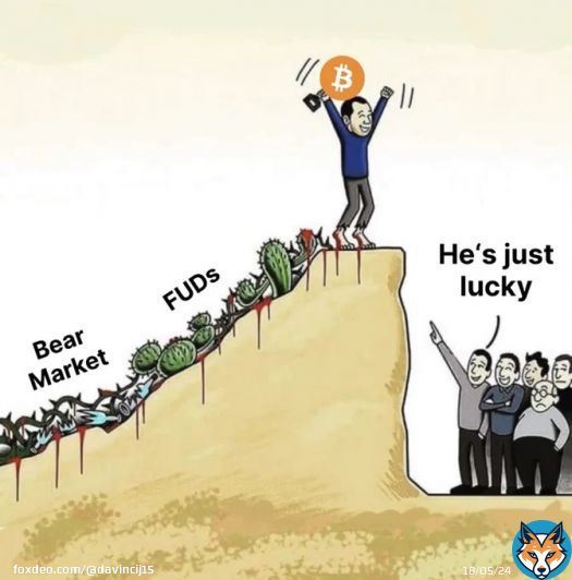 It’s never easy, but it will be well worth it in the end. #Bitcoin