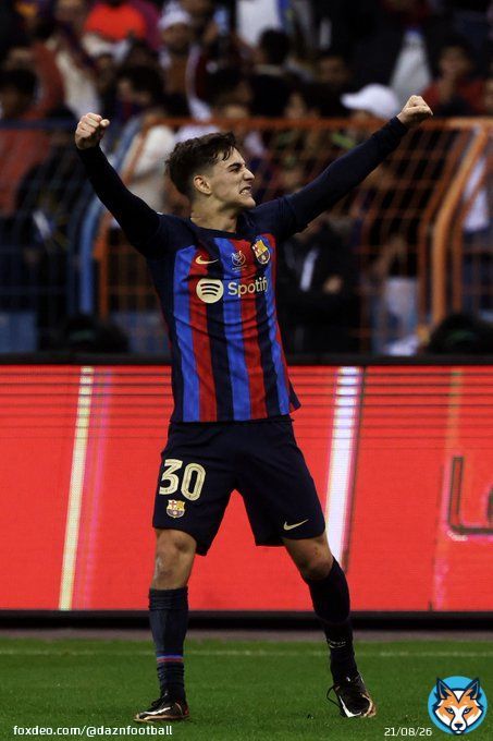 A FIRST-EVER EL CLASICO GOAL FOR BARCELONA'S GAVI