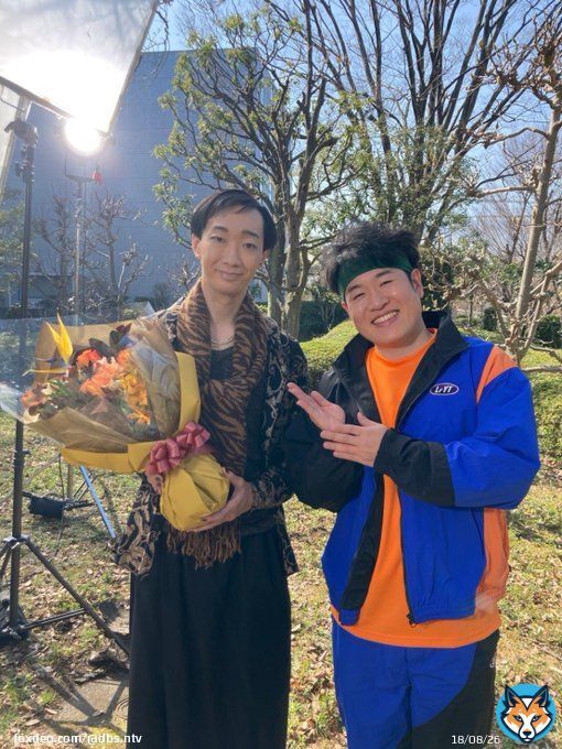 オールアップ  茶鬼 #大水洋介 さん 「本当に幸せな３か月でした。今まで色んなドラマで殺され(笑)、死んだ状態で発見されるということがほとんど。ですが今回は仲間に見守られて死ぬという最高な終わり方&hellip;思い残すことはありません」  弟役の #森田甘路 さんと #大病院占拠 最終回3/18(土)夜10時