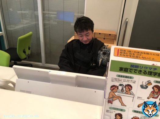 #鬼休憩中 いつもSNS用カメラに気づいて リアクションしてくださる 優しい灰鬼さん  #水橋研二 #大病院占拠 #日テレ 次回、最終回3/18(土)夜10:00  TVer Hulu