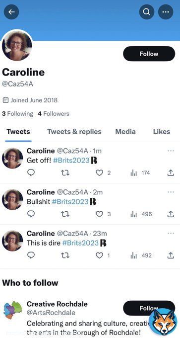 Something tells me Caroline isn&rsquo;t enjoying this years&rsquo;s Brit Awards #Brits2023