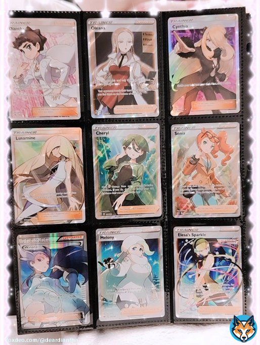 Happy International Women's Day  Showing off some of my smaller collections. Once I have about two items, I just want to add to it further   Cynthia, Mars, and Karen have a bit more items. I recently wanted to try and pick up the Umbreon VMAX card bubut got scammed, yay