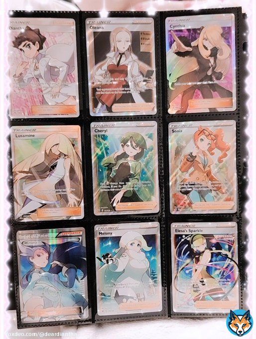 Happy International Women's Day  Showing off some of my smaller collections. Once I have about two items, I just want to add to it further   Cynthia, Mars, and Karen have a bit more items. I recently wanted to try and pick up the Umbreon VMAX card bubut got scammed, yay
