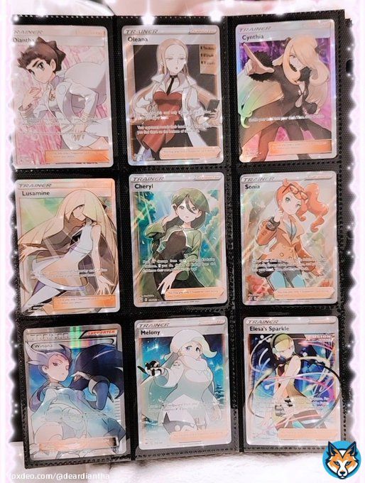 Happy International Women's Day  Showing off some of my smaller collections. Once I have about two items, I just want to add to it further   Cynthia, Mars, and Karen have a bit more items. I recently wanted to try and pick up the Umbreon VMAX card bubut got scammed, yay