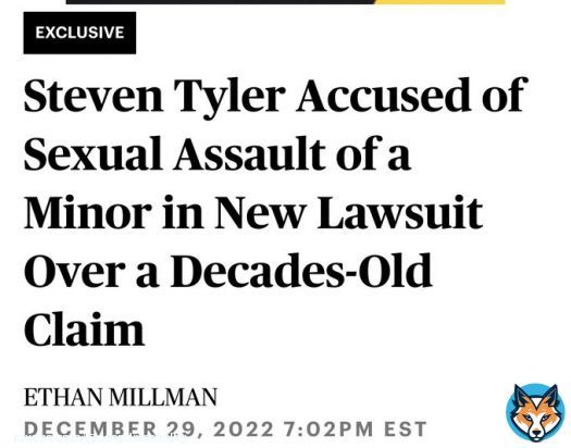 The media is finally talking about how Steven Tyler took legal guardianship of a 16 year old so he could groom and assault her for years. All in which he admits to in his own book. Watch the deep dive on this story to see how truly horrific it is.