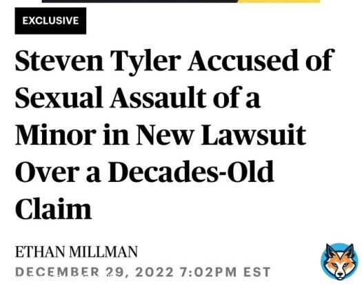 The media is finally talking about how Steven Tyler took legal guardianship of a 16 year old so he could groom and assault her for years. All in which he admits to in his own book. Watch the deep dive on this story to see how truly horrific it is.