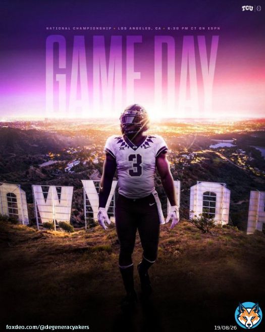 TCU +14.5 (-132)  Feed me the team of destiny on last time in the god damn natty  #GamblingTwitter #TCUFootball #CFBPlayoff