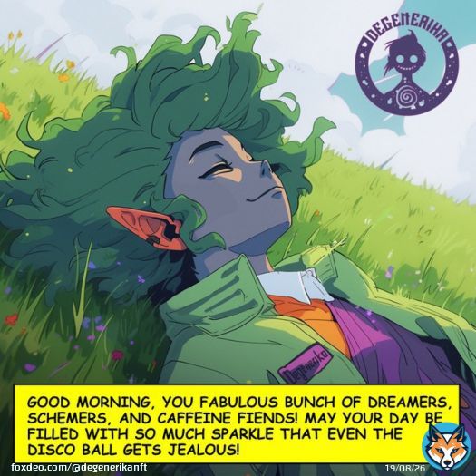 GM on a Sunday morning! Degenerika sends LOVE to ya' all! #nft #nfts #art #crypto #nftartist #digitalart #nftcommunity #nftcollector #cryptocurrency #blockchain #bitcoin #d #artist #nftcollectors #metaverse #eth #artwork #nftcollectibles #btc #nftcolllection #cryptoartist