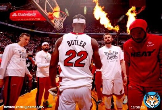 The last 3 Playoff games I&rsquo;ve been to  Jimmy Butler had  45 35 56  I&rsquo;m going to tonight&rsquo;s game