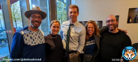 Thank you so much to PA Rep. #ConorLamb for visiting our Democrats Abroad Berlin Germany members. US politicians are beginning to learn the POWER of the American #VoteFromAbroad!   #DemsAbroad  #ResistanceUnited  #bluecrew #bluevoices