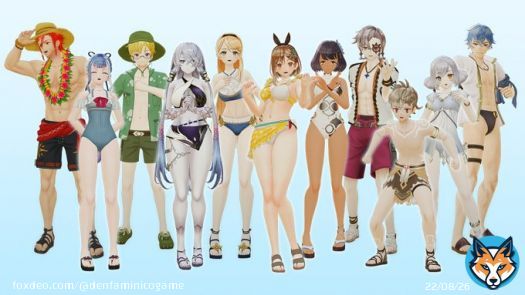 『ライザのアトリエ3』パーティメンバー11人の水着衣装が発売と同日に販売決定   追加のオープンフィールドマップ「ロスカ島」は6月末までに、『ライザ2』の「王都アスラ・アム・バート」に関連する辺境マップは7月末までに配信予定