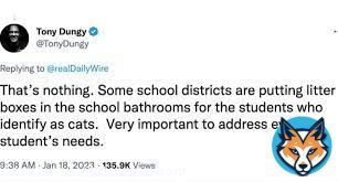 So, @TonyDungy deleted this transphobic tweet, but an on-air apology is one small step he should take to repair the damage done to #LGBTQ fox who have to endure this level of QAnon level quackery and lies. #SupportTransLives