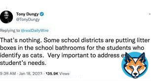 So, @TonyDungy deleted this transphobic tweet, but an on-air apology is one small step he should take to repair the damage done to #LGBTQ fox who have to endure this level of QAnon level quackery and lies. #SupportTransLives