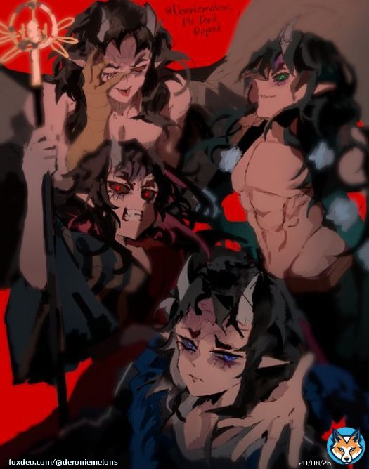 i drew yall's husbands  { hey reposters pls dont,, i worked hard on this :') } #DemonSlayer #sekido #hantengu #Karaku #Aizetsu #Hantenguclones