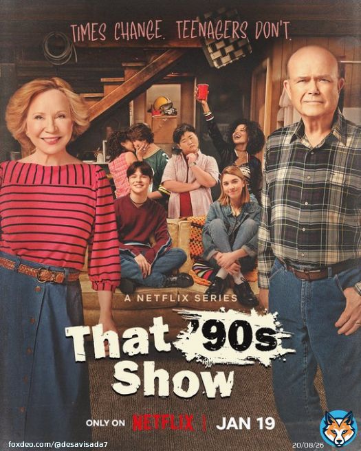 Se tem um sitcom que recomendo muito &eacute; That 90s Show. Digo com tranquilidade que &eacute; uma &oacute;tima s&eacute;rie pra se distrair e rir at&eacute; a barriga doer  #That90sShow