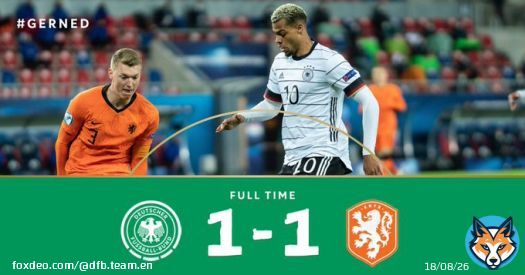 So so important to rescue that point    #U21EURO #GERNED   #HERZZEIGEN