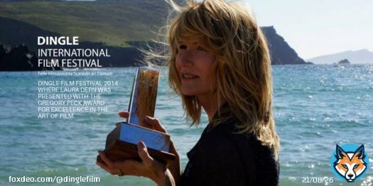 #TBT to #DIFF14 @LauraDern receiving the Gregory Peck Award for Excellence in the Art of Film. 'The warmth of this place you hold in the palm of your hand & you make sure that everything in this festival & these presentations are touched by && hold this county&rsquo;s sentiment in them'