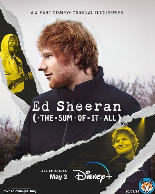 The sum of his success is only a fraction of his history.  Ed Sheeran: #TheSumOfItAll, a four-part Original docuseries, is streaming May 3 on @DisneyPlus.
