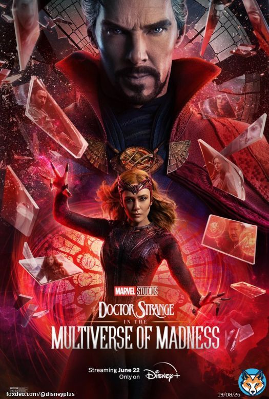 Marvel Studios&rsquo; #DoctorStrange  in the Multiverse of Madness is streaming June 22 on #DisneyPlus.