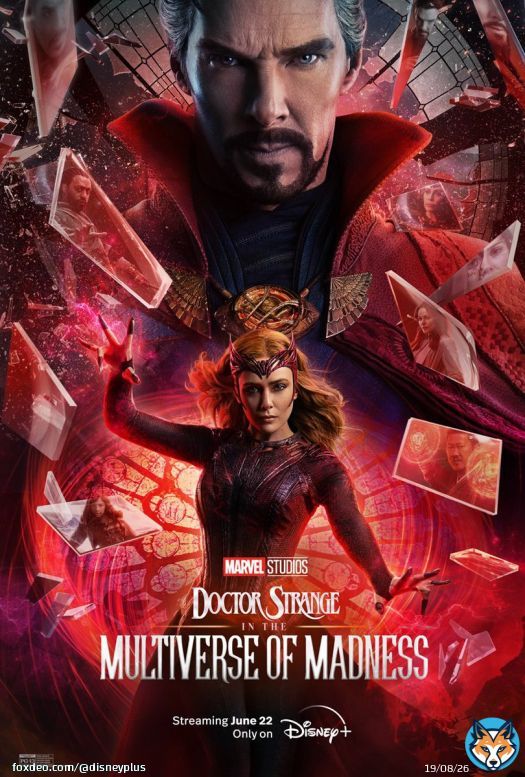 Marvel Studios&rsquo; #DoctorStrange  in the Multiverse of Madness is streaming June 22 on #DisneyPlus.