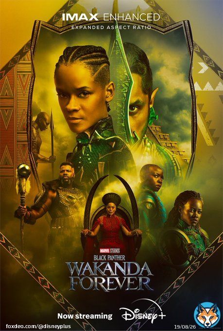 Wakanda FOREVER.   Marvel Studios&rsquo; Black Panther: #WakandaForever is now streaming, only on #DisneyPlus.