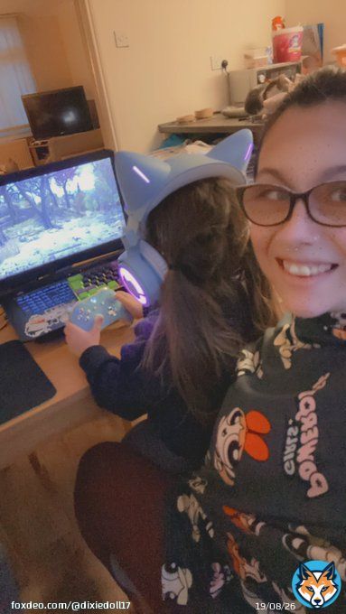 She gets it from her mumma  #happyhanhan #fallout76 #daughter #mygirl