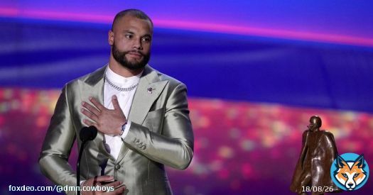 Prescott is the fourth Dallas Cowboy to win the honor, joining Roger Staubach, Troy Aikman and Jason Witten. #CowboysNation