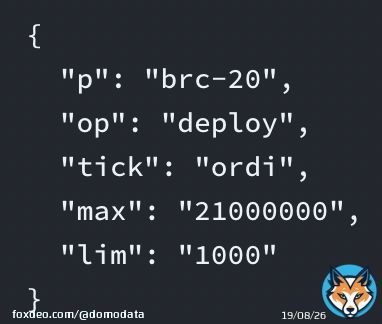 An experiment into 'brc-20's' and fungibility on bitcoin with ordinals 1/x