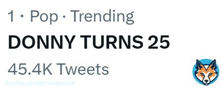 Road to 50K Tweets!  Let's keep on tweeting for our birthday boy.  DONNY TURNS 25  #TwentyFiveWonDONNYfulYears #DonnyPangilinan