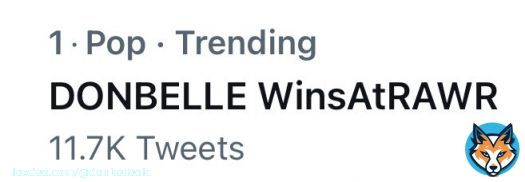 We are now trending at first spot nationwide and nineteenth spot WORLDWIDE. Keep tweeting!   DONBELLE WinsAtRAWR  #DonnyPangilinan | #BelleMariano #DonBelle | #DONBELLEmpire