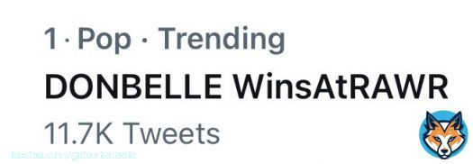 We are now trending at first spot nationwide and nineteenth spot WORLDWIDE. Keep tweeting!   DONBELLE WinsAtRAWR  #DonnyPangilinan | #BelleMariano #DonBelle | #DONBELLEmpire