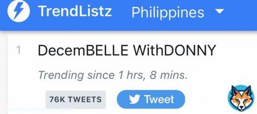 Wow! We are now trending at first spot nationwide and SECOND spot WORLDWIDE. Keep tweeting!   DecemBELLE WithDONNY   #DazzlingDONNYAtChristmasSpecial #BELLElightfulAtChristmasSpecial
