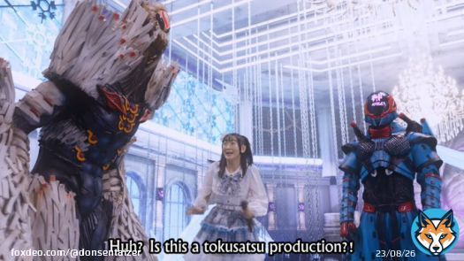 Suddenly, a tokusatsu-loving idol appears out of the blue. #KingOhger