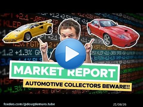 The Collectible Enthusiast Car Market Report is Out of Control! [Doug DeMuro]
