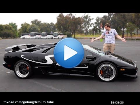 The 1998 Lamborghini Diablo SV Is an Insane $600,000 Automotive Icon
