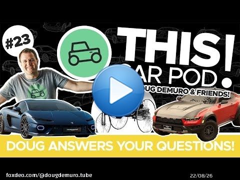 Wild Off-Road Mustang Coming? Doug's Favorite Movie Cars, and Car Week Recap! THISCARPOD! EP23