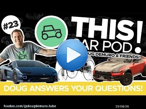 Wild Off-Road Mustang Coming? Doug's Favorite Movie Cars, and Car Week Recap! THISCARPOD! EP23