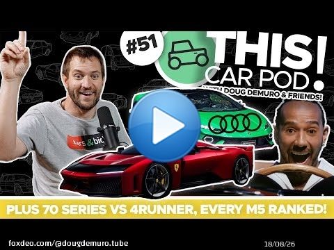 Ferrari is Cool Again! Audi R8 & Ram TRX Back from the Dead! Every BMW M5 Ranked! THIS CAR POD! EP51