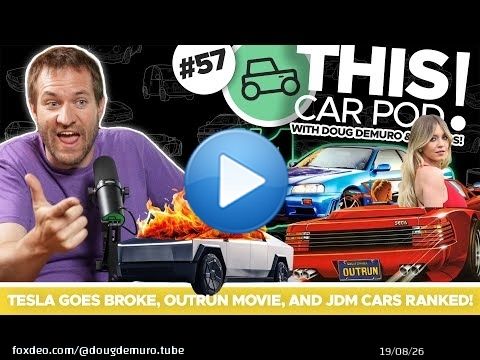 Tesla Going Broke? Mercedes Goes Yoke! Sports Car Legends Ranked, New Outrun Movie! THISCARPOD! EP57
