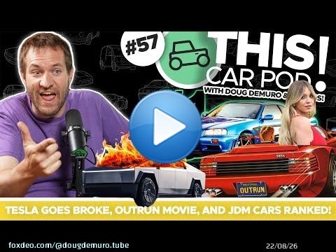 Tesla Going Broke? Mercedes Goes Yoke! Sports Car Legends Ranked, New Outrun Movie! THISCARPOD! EP57